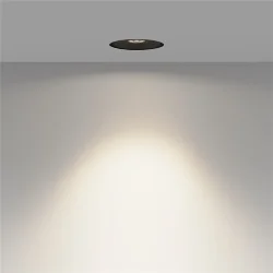 Встраиваемый светильник Шаг / Move 9 Вт 3-4-6 К 36° с переключателем цветовой температуры (Черный) DL060-9W3-4-6K-TRS-B