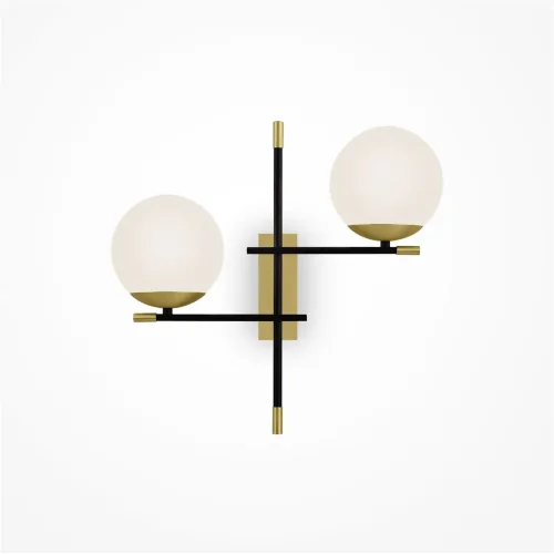 Настенный светильник (бра) Nostalgia E14х2 40Вт (Черный и Золото) - фото 9