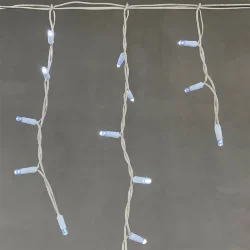 Гирлянда Бахрома 3,1 x 0,5 м Белая 220В, 120 LED, Провод Белый Каучук, IP65