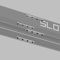 Комплект прямых соединителей трека SLOTT, алюминий, Denkirs TR2018-AL
