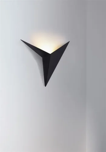 Настенный светильник (бра) Trame 3000К 3Вт IP 20 (Черный) - фото 3