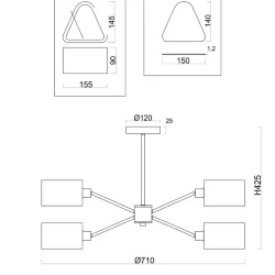 Люстра Freya FR5040PL-06CH (Хром)