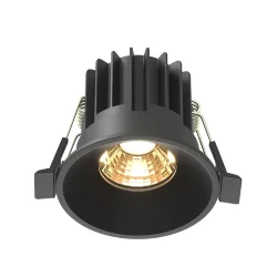 Встраиваемый светильник Раунд / Round 7 Вт 2700 К 50° (Черный) DL058-7W2.7K-B