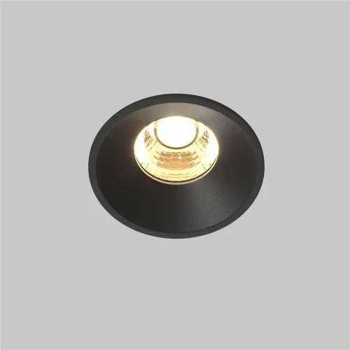 Встраиваемый светильник Раунд / Round 7 Вт 2700 К 50° (Черный) DL058-7W2.7K-B - фото 4