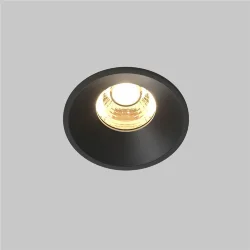 Встраиваемый светильник Раунд / Round 7 Вт 2700 К 50° (Черный) DL058-7W2.7K-B