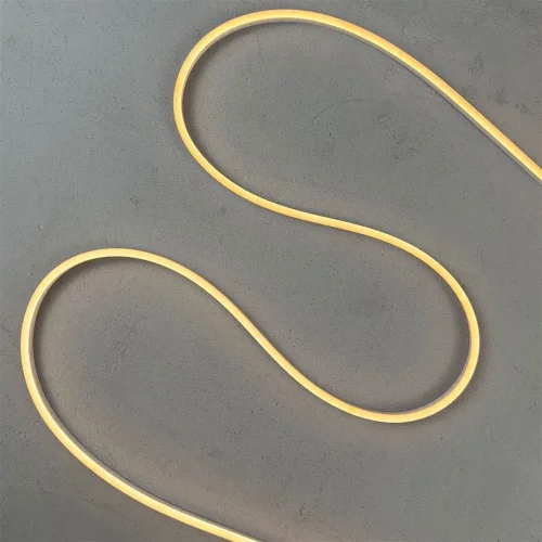 Односторонний Гибкий Неон 6х12мм Тепло-Белый 12В, IP65. Фото 6.