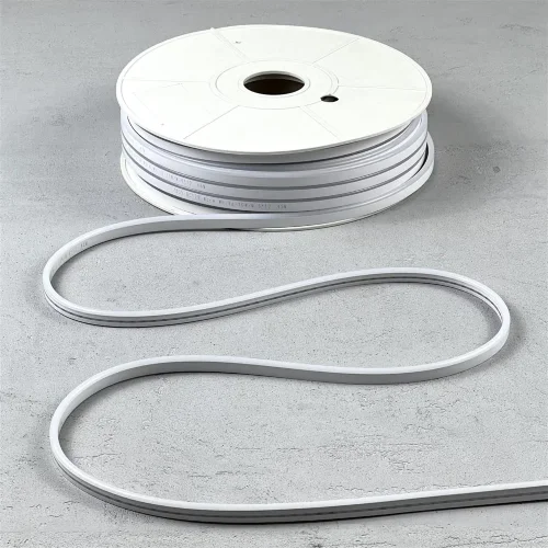 Односторонний Гибкий Неон 6х12мм Тепло-Белый 12В, IP65. Фото 7.