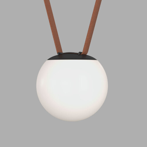 DK5550-BK Cветильник для трека-ремня Belty, серия Orb, со светодиодом, D150*H147мм, 48V DC, 10W, RA90, 120°, 4000K, IP20, белый, акрил.