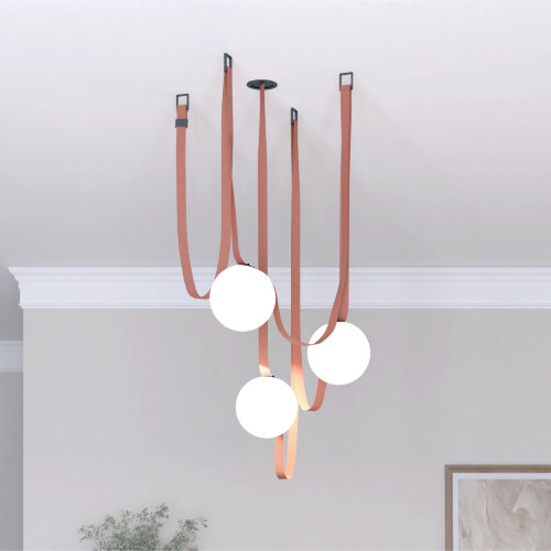 DK5550-BK Cветильник для трека-ремня Belty, серия Orb, со светодиодом, D150*H147мм, 48V DC, 10W, RA90, 120°, 4000K, IP20, белый, акрил. Фото 9