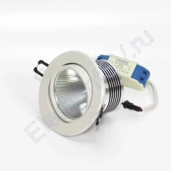 Светодиодный светильник встраиваемый 110 series white housing BW162 (10W,220V,day white)