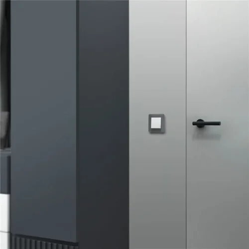 Выключатель одноклавишный проходной (белый матовый) W1112061 - фото 5