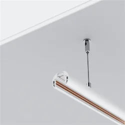 Шинопровод 2м Exility низкопрофильный подвесной круглый (Белый) TRXM034-R-412W
