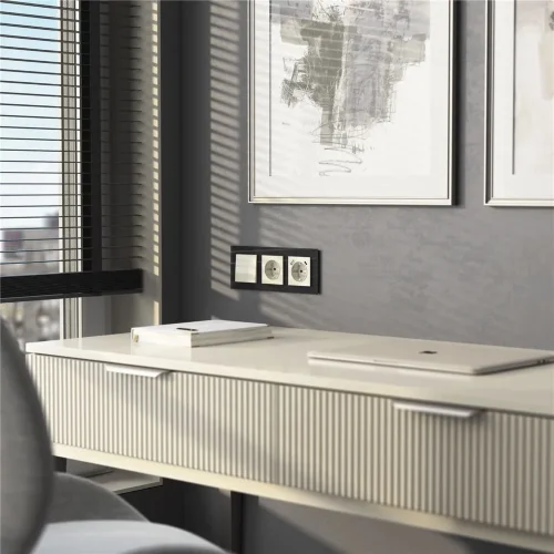 Выключатель одноклавишный (слоновая кость) W1110003 - фото 4