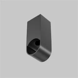 Фиксатор для накладного монтажа для системы Axity (Черный)