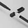 Фиксатор для накладного монтажа для системы Axity (Черный) CA010SM-B - фото 4