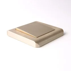 Рамка из поликарбоната на 1 пост Stream шампань W0012111