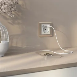 Рамка из поликарбоната на 1 пост Stream шампань W0012111