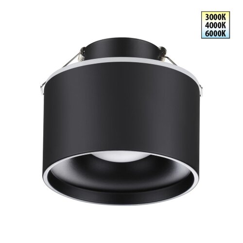 Светильник встраиваемый светодиодный с переключателем цветовой температуры «Novotech» 358962, серия: GIRO. Фото 1.