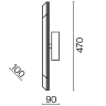 Настенный светильник (бра) Блеск / Brilliance (Черный) FR5557WL-L11B - фото 15