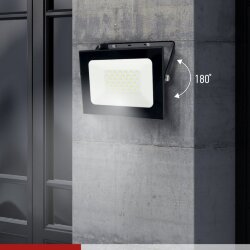 Прожектор светодиодный СДО-7 50Вт 230В 6500К IP65 черный IN HOME