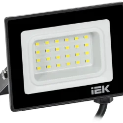 Прожектор светодиодный СДО 06-20 6500К IP65 черн. IEK LPDO601-20-65-K02