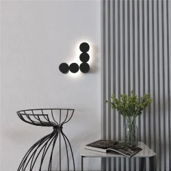 Настенный светодиодный светильник 40130/LED черный (064596)