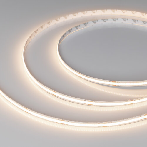 Светодиодная лента COB-X480-8mm 24V Warm3500 (10 W/m, IP20, 20m PRO REEL) (Arlight) - фото 1