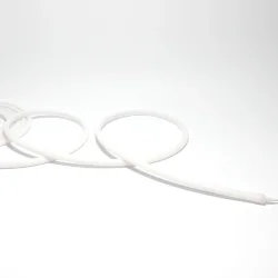 Светодиодная лента LUX class 2835 180led/m, 14.4W/m, warm white, 24V, IP68, термостойкая, A76