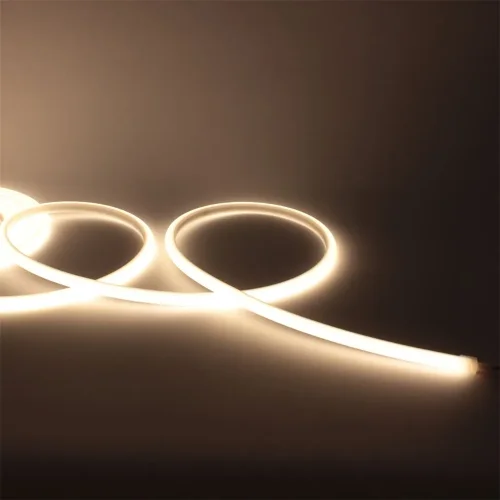 Светодиодная лента LUX class 2835 180led/m, 14.4W/m, warm white, 24V, IP68, термостойкая, A76 - фото I