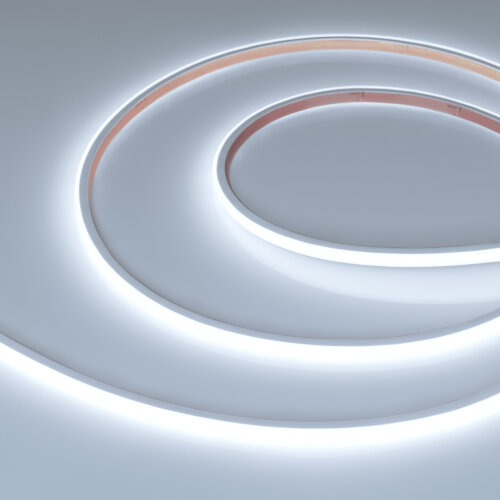 Светодиодная лента герметичная COB-PSW-X480-6mm 24V White6000 (8 W/m, IP67, 5m) (Arlight) - фото 1