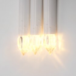 ULD-S0800-040-SGA WARM WHITE IP20 CANDLES Гирлянда светодиодная Свеча, 8м, 40 светодиодов, Теплый белый свет, Провод зеленый