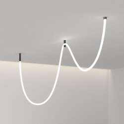 Потолочное крепление для круглого гибкого неона Full light черный FL 28120 черный