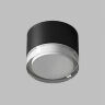 Накладной влагостойкий светильник AQUA, GX53, до 15 Вт, LED, IP44, черный, алюминий, акрил. Фото 2