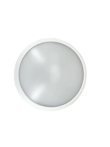 Светильник светодиодный WP 15 C 12W OP 840 D220 WH 220х80мм 12Вт 4000К IP65 ЖКХ круглый пылевлагозащ. бел. Русский Свет 15071523452 - фото 2