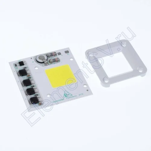 Светодиодная матрица COB X306 (50W, 220V, White) - фото.