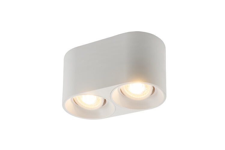DK3036-WH Светильник накладной IP 20, 10 Вт, GU5.3, LED, белый, пластик.
