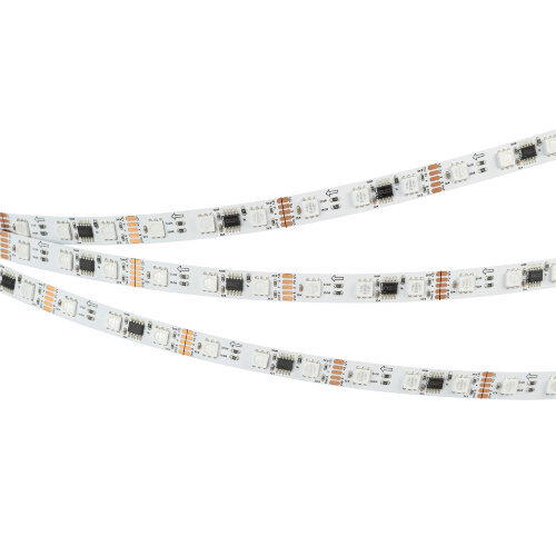 Светодиодная лента DMX-B60-10mm 12V RGB-PX3 (14 W/m, IP20, 5060, 5m) (Arlight) - фото 2