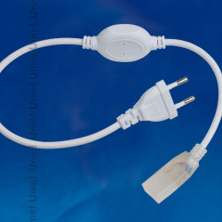 UCX-Q220 SP2-A67-NNN WHITE 1 STICKER Провод электрический для подключения монохромных светодиодных лент ULS-3528-2835 сетевого напряжения к сети 220В, 7х10мм.