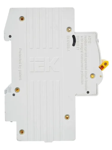 Выключатель автоматический дифференциального тока 2п C 50А 100мА тип AC 4.5кА АД-12 KARAT IEK MAD10-2-050-C-100 - фото 5