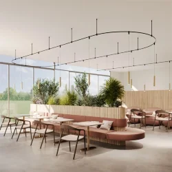 Трековый подвесной светильник Skim 3000К 5Вт 36° (Черный)