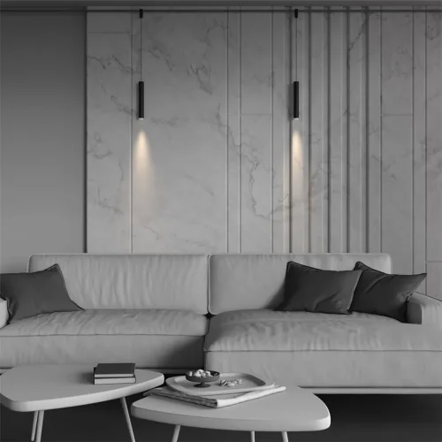 Трековый подвесной светильник Skim 3000К 5Вт 36° (Черный) - фото 9