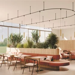 Трековый подвесной светильник Skim 3000К 5Вт 36° (Черный)