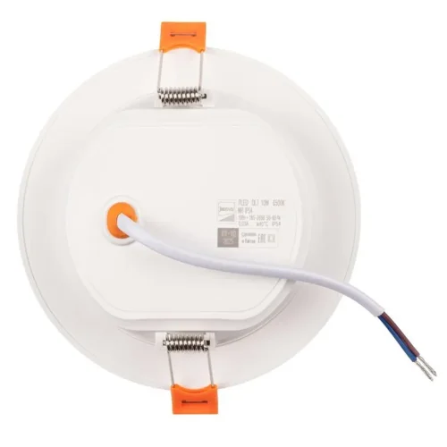 Светильник светодиодный PLED DL7 10Вт 6500К IP54 850лм WH встраив. бел. Pro JazzWay 5069046 - фото 3