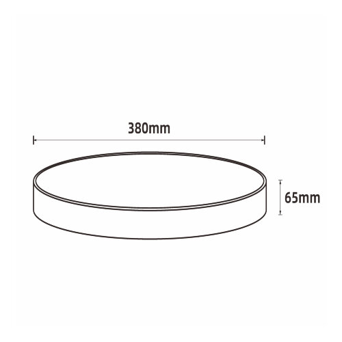 Светодиодный светильник LUMIN'ARTE CLL57 60W MACARON CCT 3000-6500K, с ПДУ белый матовый - фото 9