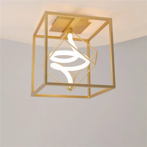 Потолочный светильник Membrane 3000К 9Вт (Латунь) - фото 6