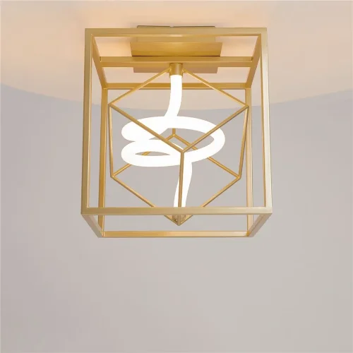 Потолочный светильник Membrane 3000К 9Вт (Латунь) - фото 8