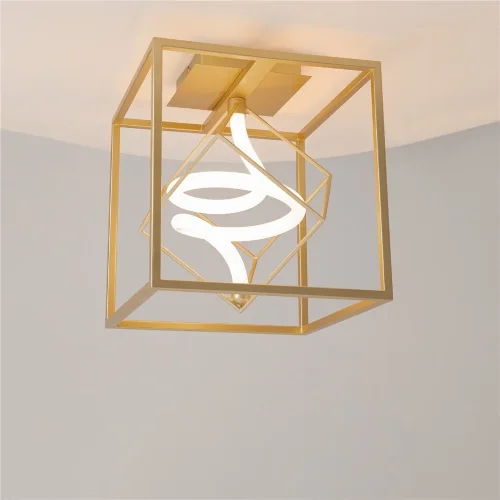 Потолочный светильник Мембрана / Membrane 3000К 9Вт (Латунь) MOD345CL-L9BS3K - фото 6
