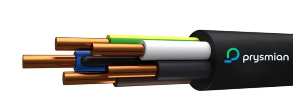 Кабель ВВГнг(А)-LS 5х6 ОК (N PE) 0.66кВ (бухта) (м) РЭК-PRYSMIAN 1505070101 - фото