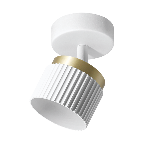 Светильник WOLTA WSL-GX53/19WG-2 под лампу GX53 Белый / Золотой MUSE - фото 1.