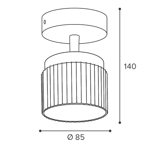 Светильник WOLTA WSL-GX53/19WG-2 под лампу GX53 Белый / Золотой MUSE - фото 2.